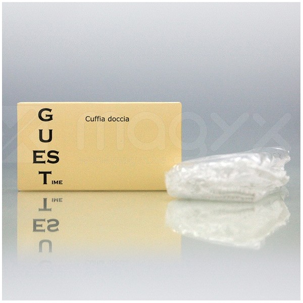 BONNET DE DOUCHE SOUS BOITE CARTON GUEST TIME