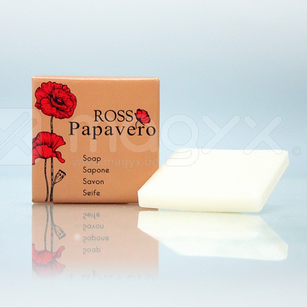 SAVON 20G SOUS EMBALLAGE PAPIER PAPAVERO
