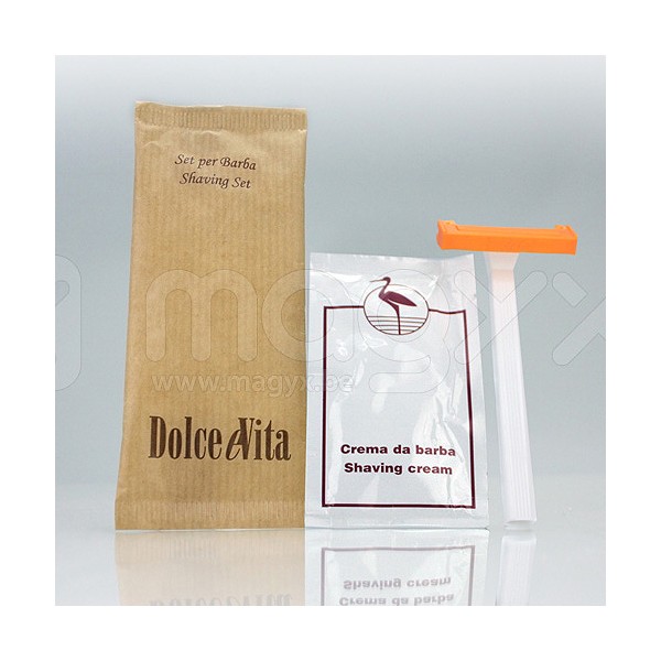 SET DE RASAGE SOUS SACHET DOLCE E VITA