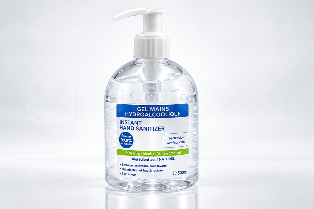 Alcohol-Based Hand Gel — 500 ml Pump Bottle